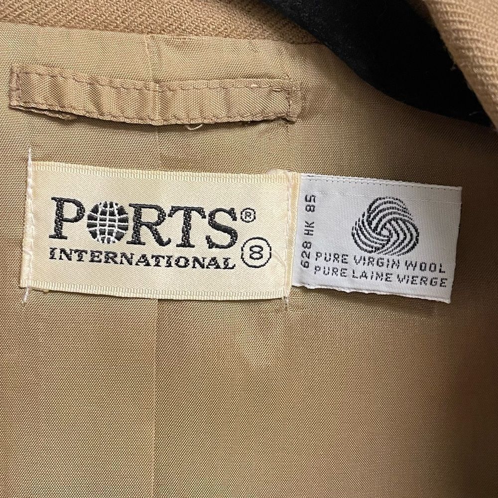 Ports 1961 Camel Brown Single-Button Blazer - Picture 7 of 7
